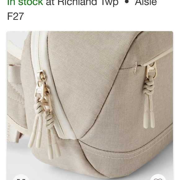 Heyday Cream Backpack - Picture 4 of 5